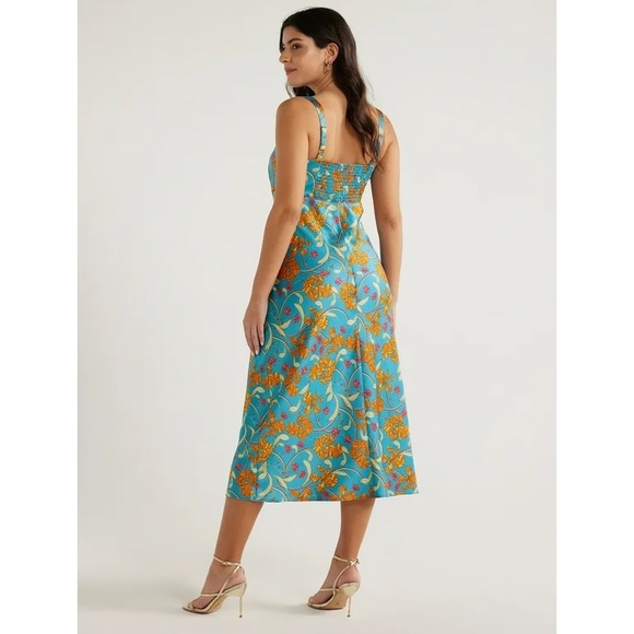 Sofia Jeans by Sofia Vergara Women's Mid Calf Slip Dress Size Medium - Picture 2 of 10